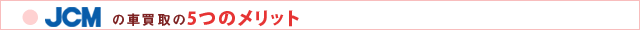 JCM�̎Ԕ���5�̃����b�g